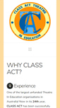Mobile Screenshot of classact.com.au